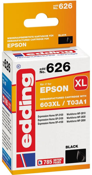 edding EDD-626 ersetzt Epson 603XL schwarz
