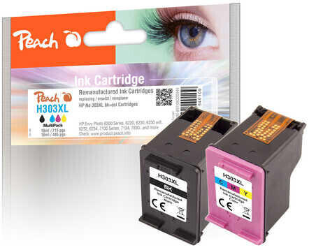 Peach PI300-897 ersetzt HP 303XL color + schwarz