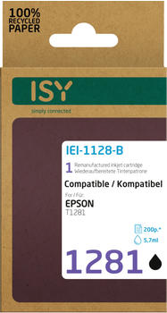 ISY IEI-1128-B ersetzt Epson T1281 schwarz