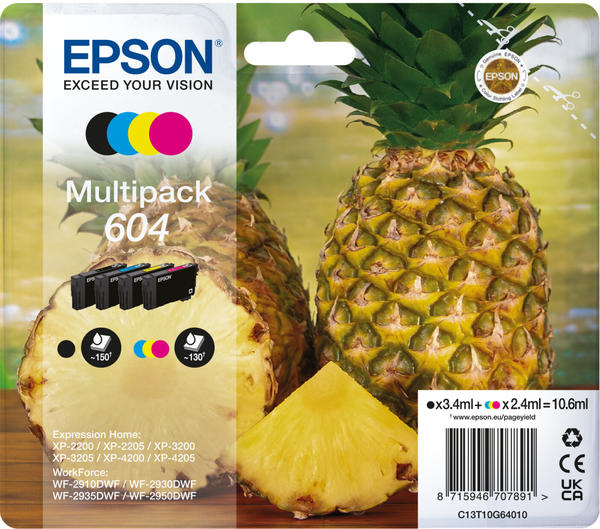 Epson 604 Multipack 4-farbig