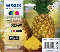 Epson 604 C13T10H940 Ananas, Multipack, schwarz XL, cyan, magenta, gelb