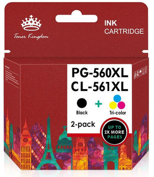 Toner Kingdom ersetzt Canon PG-560XL/CL-561XL black + color