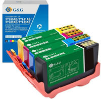 Multipack kompatibel zu HP 3YP34AE / 912XL enth&auml;lt 4x Tintenpatrone 3300...