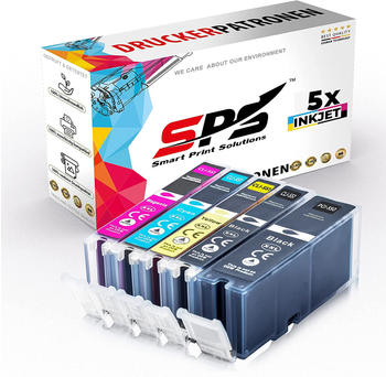 SPS Smart Print Solutions SPS ersetzt Canon PGI-550 / CLI-551 5er Pack