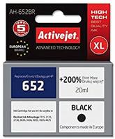 Factis KH-652BKR, Factis KH-652BKR black ink cartridge for HP 652 F6V25AE...