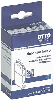 Otto Office 1519,0003-4 ersetzt Canon CLI-551C XL cyan