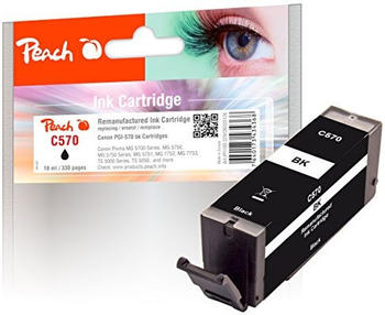 Peach PI100-329 ersetzt Canon PGI-570BK schwarz