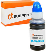 Ampertec Kompatible Nachf&uuml;lltinte ersetzt Canon GI-50C 3403C001 cyan (70ml)