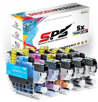 SPS Smart Print Solutions SPS 5er Multipack kompatibel für Brother DCP-J895DW LC-3213