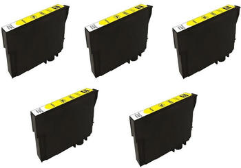 Ti-Sa 5x Tinte für Epson T603XL Yellow