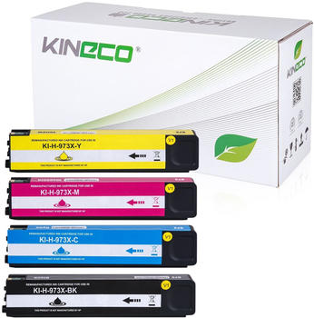 Kineco 4 Tintenpatronen kompatibel zu HP 973X XL