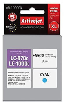ActiveJet AB-1000CN Verwendbar für Faxgeräte Verwendbar für Multifunktionsgeräte Brother LC1000