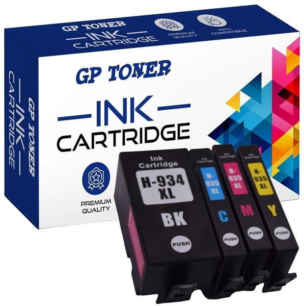 GP Toner ersetzt HP 934XL / 935XL 4er Pack