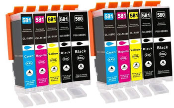 OBV ersetzt Canon PGI-580 / CLI-581 10er Pack
