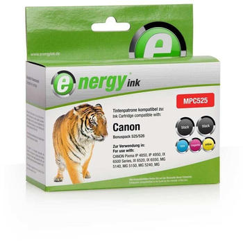 energyink ersetzt Canon PGI-525 / CLI-526 5er Pack