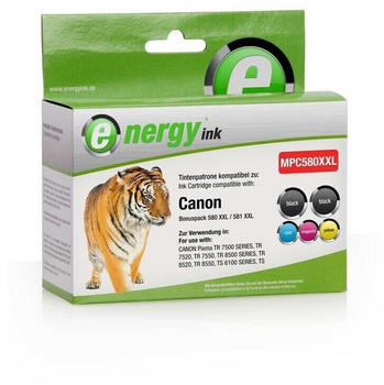 energyink ersetzt Canon PGI-580 XXL / CLI-581 XXL 5er Pack