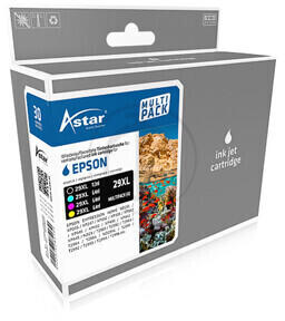Astar AS44029 Kompatibel Schwarz Cyan Magenta Gelb Epson Multipack EXPRESSION HOME XP235 / XP245 / XP247 / XP332 / XP335 / XP342 / XP345 / XP432 / XP435 / XP442