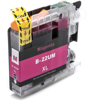 vhbw Tintenpatrone magenta kompatibel mit Brother DCP-J785DW, DCP-J925DW, MFC-J985DW - + Chip