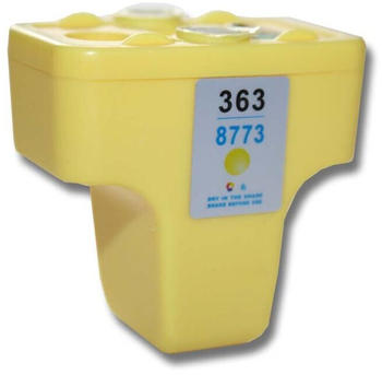 vhbw Tintenpatrone Gelb kompatibel mit HP Photosmart C7200, C7250, C7275, C7280, C7283, C7288, C8100 (kompatibel, 13ml)
