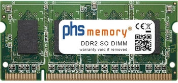 PHS-memory 512MB RAM Speicher für Lexmark X738dte DDR2 SO DIMM 667MHz PC2-5300S (Lexmark X738dte, 1 x 512MB), RAM Modellspezifisch (SP117332)
