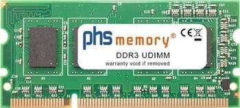 PHS-memory 1GB Drucker-Speicher passend für Kyocera Ecosys M5521 CDN/CDW DDR3 UDIMM 1333MHz PC3L-10600U, SP226818, 1GB - DDR3-1333MHz PC3L-10600U - UDIMM