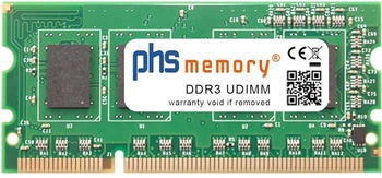 PHS-memory 2GB RAM Speicher für HP Color LaserJet Enterprise MFP M682 DDR3 UDIMM 800MHz (SP354105)