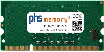 PHS-memory 256MB RAM Speicher für Triumph Adler DC 6130 DDR2 UDIMM 667MHz (Triumph Adler DC 6130, 1 x 256MB), RAM Modellspezifisch (SP125577)