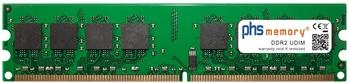 PHS-memory 2GB RAM Speicher kompatibel mit Fujitsu Esprimo P5925 (D2584) DDR2 UDIMM 667MHz PC2-5300U (SP108179)