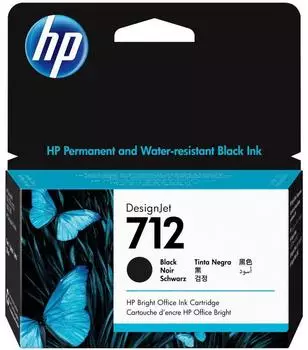 HP 712 Tintenpatrone schwarz (3ED70A)