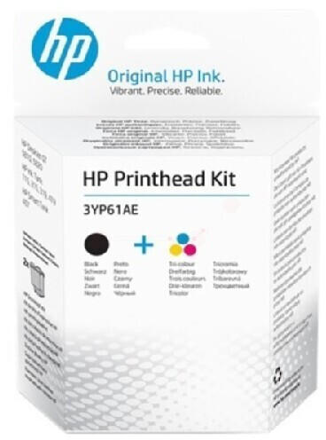 HP 3YP61AE GT Druckkopf-Kit, Schwarz, Cyan/Magenta/Gelb