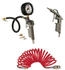 Schneider Druckluft Werkzeug-Set DL-WZ-Set 3-teilig mit Reifenfüllmessgerät, Ausblaspistole und Spiralschlauch (DGKD100041)