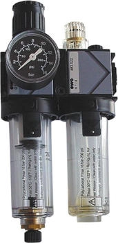 ewo Wartungseinheit Typ 488-variobloc Gewinde G 1/2&Prime; manuell BG II 2-tlg. 3400 l/min (488.260)
