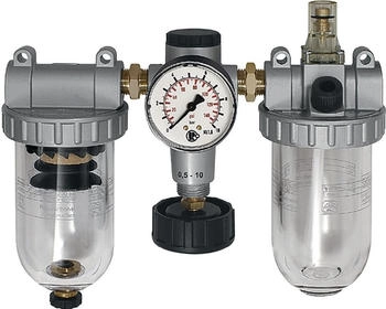 Riegler Wartungseinheit Standard Gewinde 3/8\" halbautomatisch BG I 3-tlg. 600 l/min (101065)