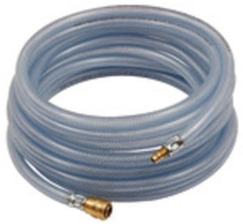 Riegler PVC-Druckluftschlauchset Innen-&Oslash; 9 mm Au&szlig;en-&Oslash; 15 mm L&auml;nge 5 m Schnellverschlusskupplung DN 7,2 (113752)