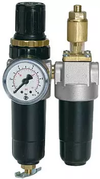 Riegler Wartungseinheit &raquo;Standard-mini&laquo; 2-tlg. Metallbeh&auml;lter G 1/8 (823 M)