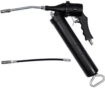 Yato Pneumatische Fettpresse 400ml mit starrer und flexibler Düse (YT-07057)