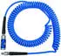 Riegler Spiralschlauch PU blau 12x8mm 7,5m mit Sicherheitskupplung & Stecker NW7,4 (SP12750PUDSK)