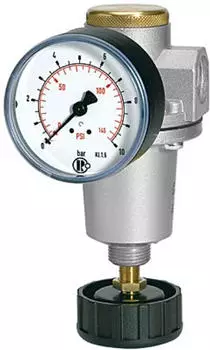 Riegler Druckregler &raquo;Standard&laquo; G 1/2, 0,5-10 bar, BG 2, inkl. Manometer (637.35C)