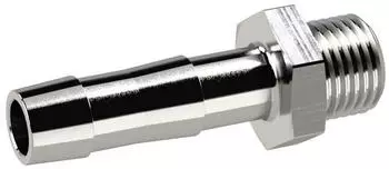 Riegler Einschraubschlaucht&uuml;lle G 1/4 a., Schlauch LW 4, ES 1.4571 (239 A-ES)