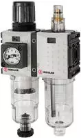 RIEGLER 142468-FUM 601-10-KM WE 2-tlg. &raquo;FUTURA-mini&laquo;, PC-Beh., Kompaktmano, G...