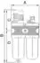 Riegler multifix Wartungseinheit 2-tlg., Metallbehälter, BG 3, G 3/4 (CL 34 M-SR)