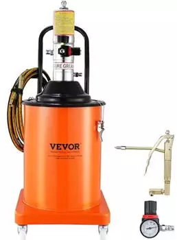 VEVOR Pneumatische Fettpresse 20L Druckverh&auml;ltnis 50:1, 4m Schlauch, 360&deg; D&uuml;se (FF-08B-20L)
