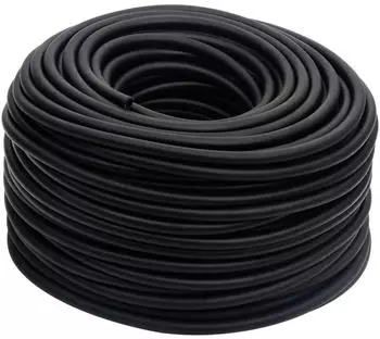 vidaXL Hybrid-Luftschlauch 0,6" 100m Gummi und PVC, Schwarz