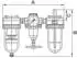 Riegler Wartungseinheit »Standard« 3-tlg. Metallbehälter BG 1, G 1/4 (845 B/M)