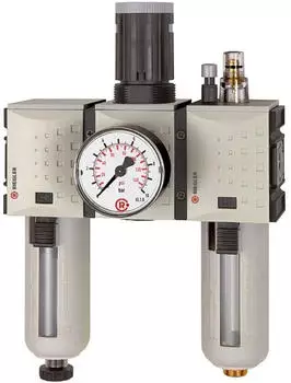 Riegler FUTURA Wartungseinheit 3-tlg. PC BG 2, G 1/2, 0,5-8 bar (FU 624)