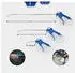 Brilliant-Tools Druckluft-Ausblaspistolen-Satz 3-tlg. 95-510mm (BT160500)