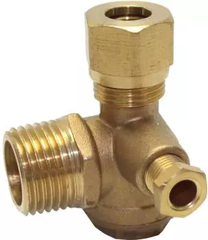 Aerotec Pneumatik-R&uuml;ckschlagventil 1/2" AG Messing (9048053)
