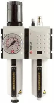 Riegler FUTURA Wartungseinheit 2-tlg. BG2, G 3/8, 0,5-8 bar (FU 603-M)