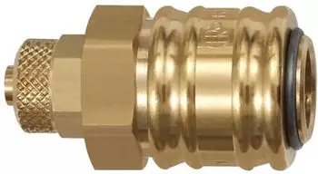 Riegler Schnellverschlusskupplung NW 7,2, MS blank, Schlauchanschluss 8x6 (243.311)
