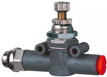 Riegler Drosselventil beidseitig Gewinde-Schlauch G 1/8" Schlauch-&Oslash; 8mm (414.018-8)